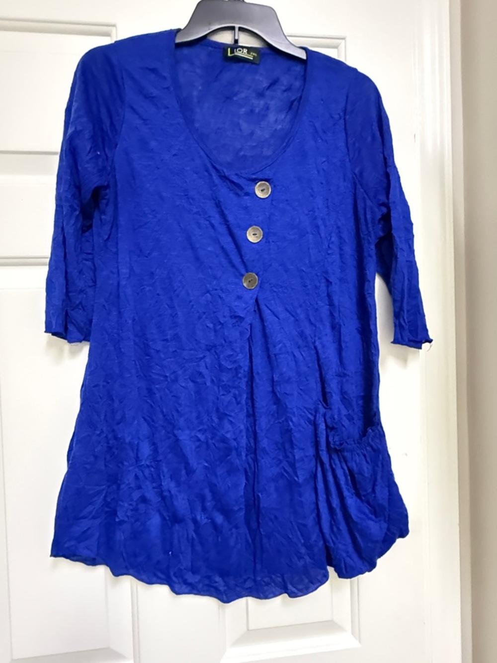 Women's Cobalt Button-Accent Tunic
From Cats Meow